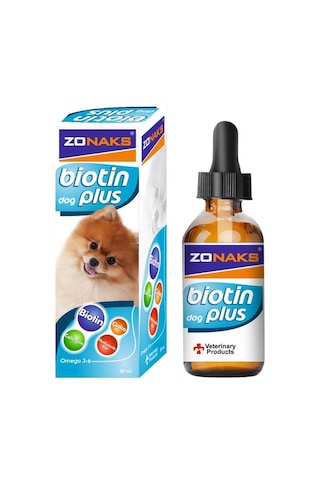 Zonaks Köpek Tüy Dökümü Azaltıcı Biotin 50 ML Zonaks Köpek Tüy Dökümü Azaltıcı Biotin 50 ML