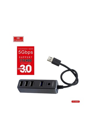 Peeq Earldom Hub07 Tak Çalıştır 3 Adet Usb 2.0 Ve 1 Adet Usb 3.0 Çıkışlı Usb Çoklayıcı