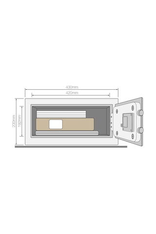 Yale Laptop Tip Alarmlı Kollu Kasa Ylc/200/Db1