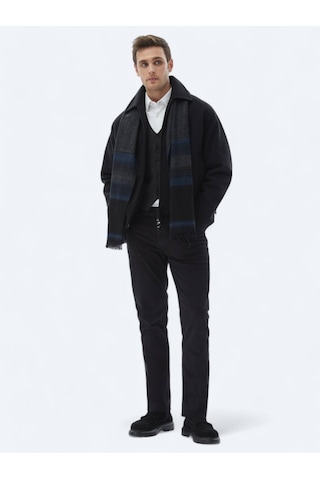 Antrasit Regular Fit Casual Örme Triko Yelek Antrasit