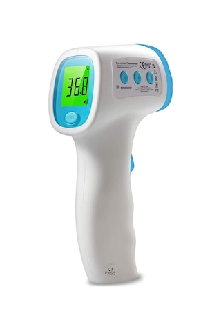 Life Net FR880 Vücut Ve Alından Termometre Kızıl Ötesi Temassız Ateş Ölçer Mavi