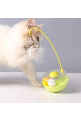 Tr Kedi Nanesi Yalama Toplu Hacı Yatmaz Tüylü İnteraktif Kedi Oyuncağı