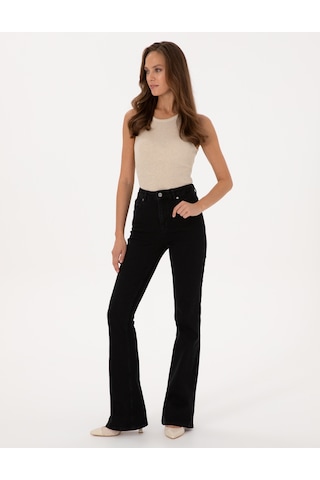 Pierre Cardin Kadın Siyah Pantolon Jean 50318044-vr046 Siyah