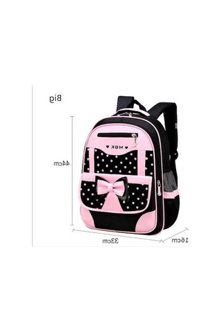 Maoyaya Siyah Kızlar İçin Okul Çantaları Naylon Tatlı Sevimli Prenses Pembe Çocuk Çocuklar Gizli Sakli Konusmalar İlköğretim Okulu Sırt Çantası Büyük Siyah