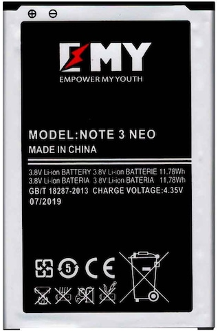 Samsung Galaxy Note 3 Neo Uyumlu Emy Batarya