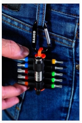 Bahco 59S/Tcs11-1 Torx Tornavida Uç Seti Ve Tutucu 11 Adet