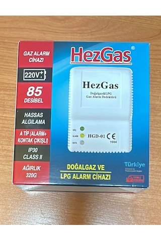 Hezgas Hgd-01 Doğalgaz Alarm Dedektörü