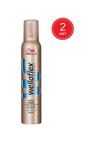Wella Wellaflex Şekillendirici Ekstra Güçlü Saç Köpüğü 2 x 200 ML