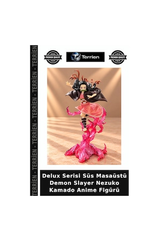 Delux Serisi Süs Masaüstü Demon Slayer Nezuko Kamado Anime Figürü