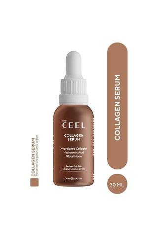 Kolajen Serum 30 Ml - Hidrolize Kolajen, Hyaluronik Asit Ve Glutatyon İçeren Nemlendirici & Dolgun Görünüm Destekleyici Yüz Serumu, Tüm Cilt Tipleri