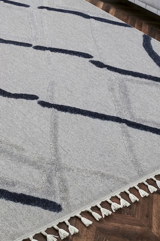 Eko Halı Terazzo Trz 03 Navy İskandinav Modern Halı