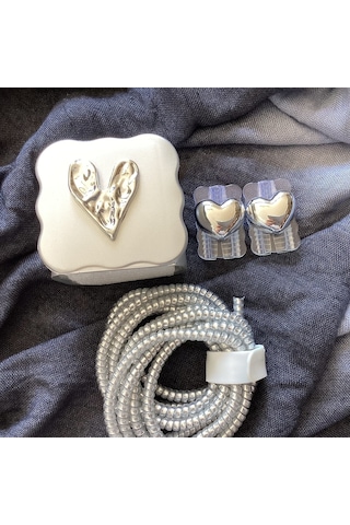 Brokoli Home Apple Uyumlu iPhone 18w/20w Şarj Kılıfı, Şarj Kablosu Örme Aparatı, Kablo Koruyucu Aparatı,gk Diğer