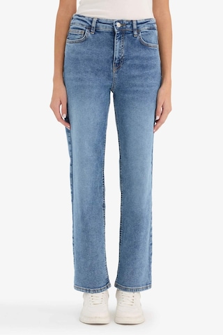 Defacto Comfort Straıght Normal Bel Bilek Boy Jean Yıkamalı Pantolon F9726AX25WN