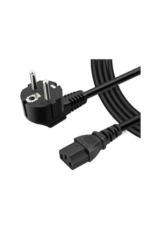 Bilgisayar Pc Kasa Monitör Için 3 Metre Power Güç Kablosu
