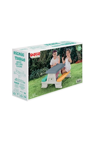 Kaliteli 43 Cm Piknik Masası - 4 Çocuk Oturma Kapasiteli Piknik Masası
