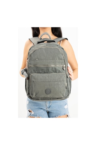 Ultra Hafif Çok Cepli Orta Boy Sırt Çantası Unisex Gri Model: 571-3e - Gri
