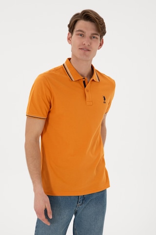 U.S. Polo Assn. Erkek Regular Fit Polo Yaka Kiremit Basic Tişört 50306011-VR031
