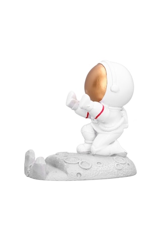 Cep Telefonu Tutucu Astronot Şekli Zarif Ve Güzel Çevre Koruma Tutucu Süs Altın Astronot İtme Ve Çekme 0.3 Çok Renkli