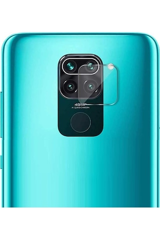 Xiaomi Redmi Note 9 Kamera Lens Koruyucu Nano Cam Şeffaf Tam Kaplama