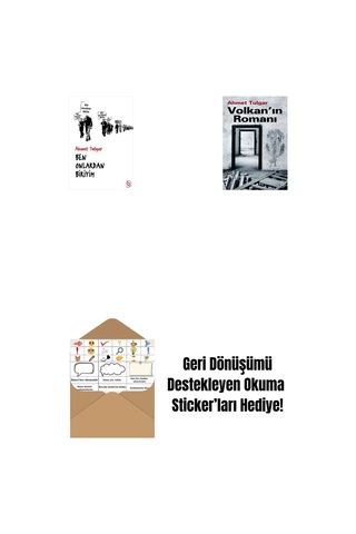 Ben Onlardan Biriyim + Volkan'ın Romanı + Okuma Sticker'ları
