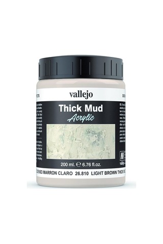 Vallejo 26810 200 Ml. Light Brown Splash, Çamur Dokusu-54479