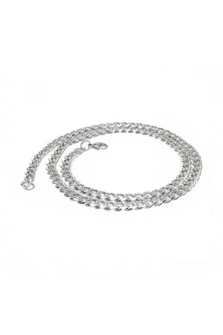 Çelik Erkek Zincir Kolye 1.6mm 9186 Gümüş