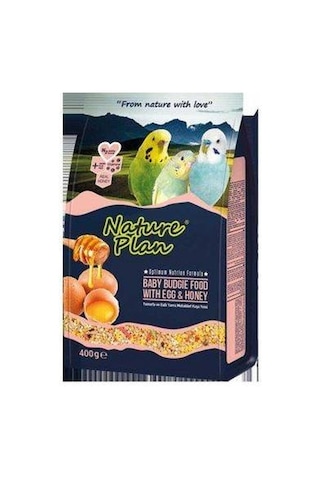 Nature Plan Baby Ballı Yumurtalı Yavru Muhabbet Kuşu Yemi 400 G Nature Plan Baby Ballı Yumurtalı Yavru Muhabbet Kuşu Yemi 400 G