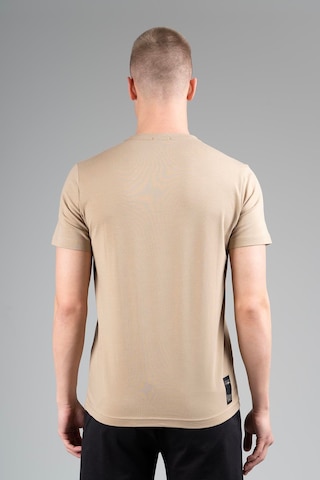 Maraton Regular Erkek Bisiklet Yaka Açık Vizon T-shirt Vizon