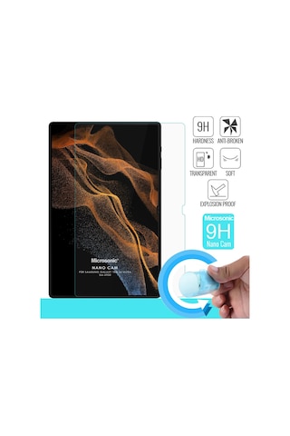 Microsonic Samsung Galaxy Uyumlu Tab S10 Ultra X920 Nano Glass Cam Ekran Koruyucu