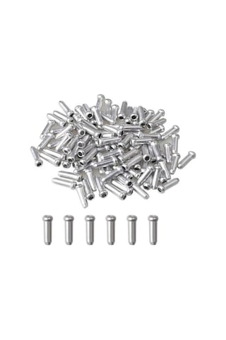 Dinosaurs 150 Adet Kablo Ucu Fren Kablosu Kapağı, Alüminyum Dağ Bisikleti Fren Kablosu Kapağı Sonu Ipuçları Kıvrım Altın