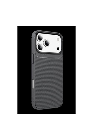 Newface Apple iPhone Uyumlu 18 Pro Auto Focus Karbon Kapak - Gri