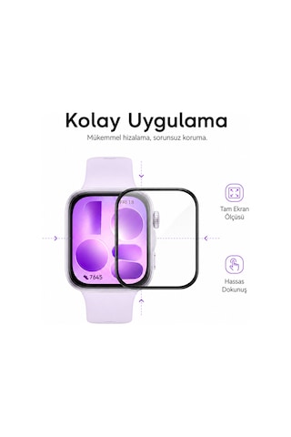 Huawei Watch Fit 5 Ekran Koruyucu Polymer Temperli Nano 0.5 Mm Watch Ekran Koruyucu