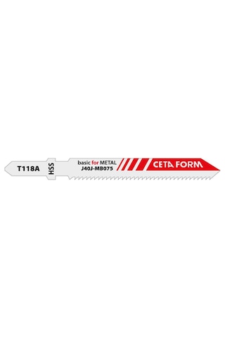 Ceta Form Dekupaj Testere Bıçağı/metalde-normal Kes.-5'lipk. J40j-mb075