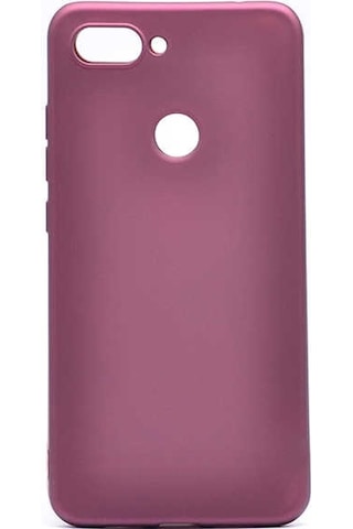 Noktaks - Xiaomi Uyumlu Xiaomi Mi 8 Lite - Kılıf Mat Renkli Esnek Premier Silikon Kapak - Siyah