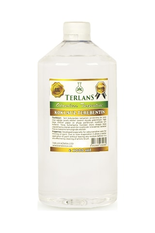 Terlans Kokusuz Terebentin 1000 ML