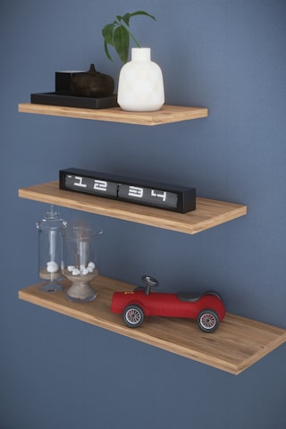 Dekorfim DF05102AC 3'lü Dekoratif Raf Duvar Rafı