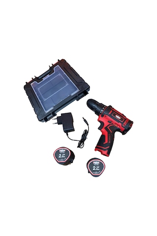 Attlas ECO CDD-202C Kutulu 2 x 2.0AH 12V 28NM Tork Akülü Vidalama Matkap