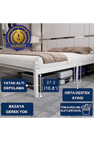 Aksviva Felix Çift Kişilik Ferforje Metal Karyola