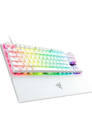 Razer Rz03-04981700-r3m1 Huntsman V3 Pro Tkl Beyaz Rgb Analog Optical Switch Kablolu Mekanik Oyuncu Klavyesi