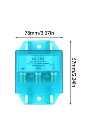 2 In1 Su Geçirmez Kapaklı Diseqc 1.0 Switch