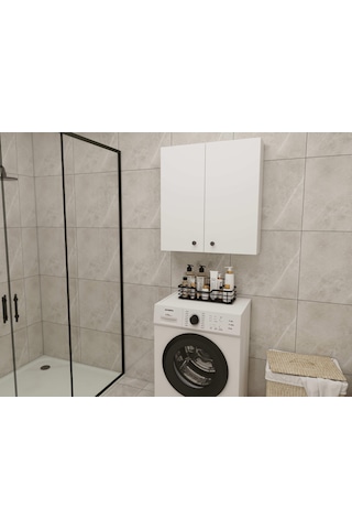 Masif Market Çok Amaçlı Dolap Beyaz