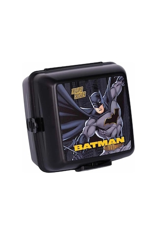 Siyah Caped Batman Beslenme Kabı - Batman Yemek Kabı, Batman Beslenme Kutusu