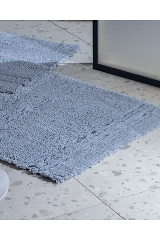 Madame Coco Farges 2'li Banyo Paspası - Gri 8684427185254 Gri