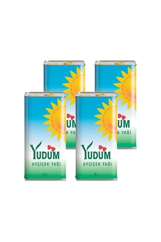 Yudum Ayçiçek Yağı 4 x 5 L