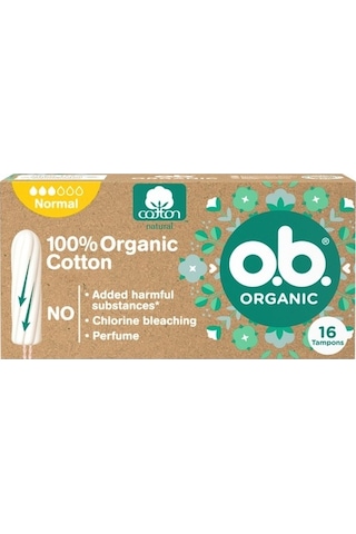 O.B Organic Tampon Normal 16'lı