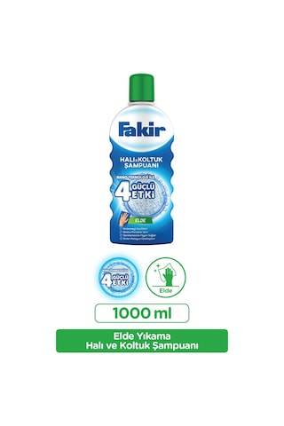 Fakir Nano Teknoloji ile Elde Yıkama Halı ve Koltuk Şampuanı 1 L
