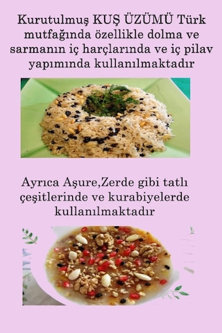Parmak Kuş Üzümü 250 Gr
