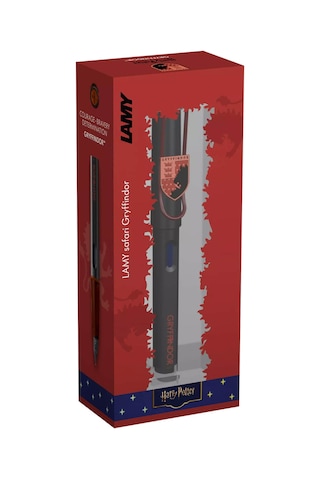 Lamy Safari Harry Potter Gryffindor Özel Üretim Dolma Kalem - Ef Kırmızı