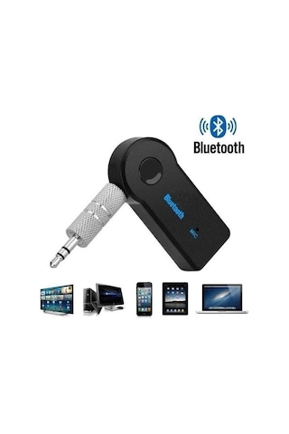Vexor Yeni Nesil Bluetooth Aux Araç Kiti Siyah Tv Tablet Telefon Araç Araba