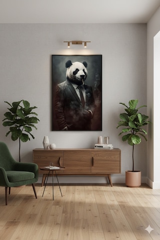 Ceo Panda Ofis Şıklığı Tasarım Cam Tablo